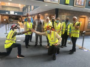 Kevin and the volunteers from Team Oxford