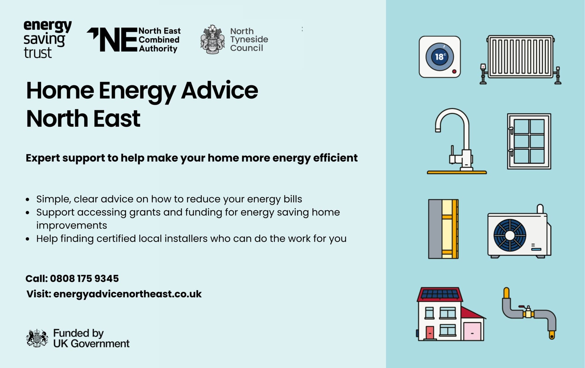 home energy advice north east
