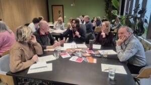 North of Tyne Volunteering Event Large group of people in a room taking part in group discussions