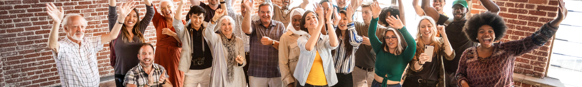 Group of people celebrating